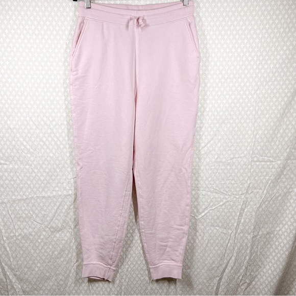 Rag & Bone Pink High Rise Cotton Jogger Sweatpants - Picture 1 of 5